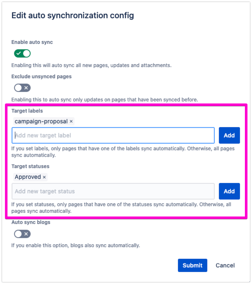 Auto sync config client space.png