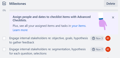 Checklist with due dates and assignment.PNG