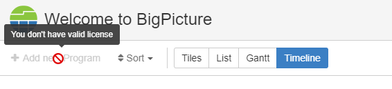 Big Picture license issue.png