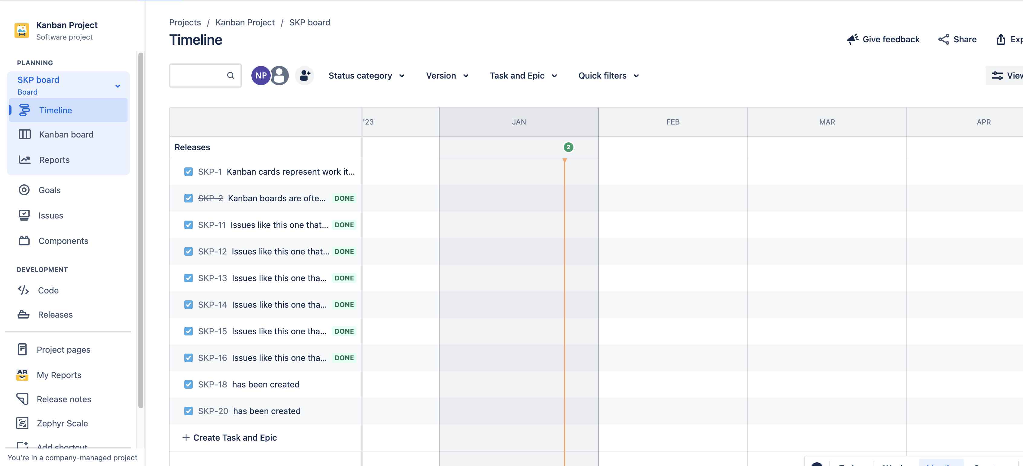 Solved: Issue type in Jira Timeline