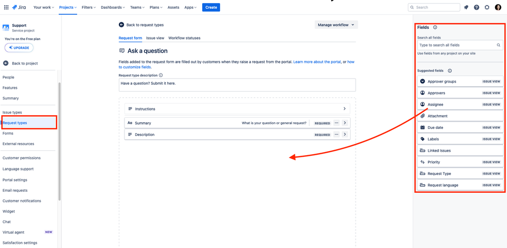 Add fields to JSM request.png