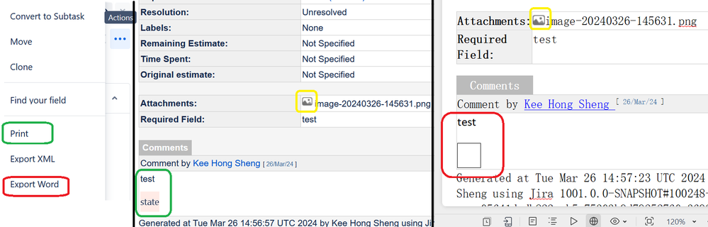 Jira Issue View Export to Word attached issue is not viewable.png