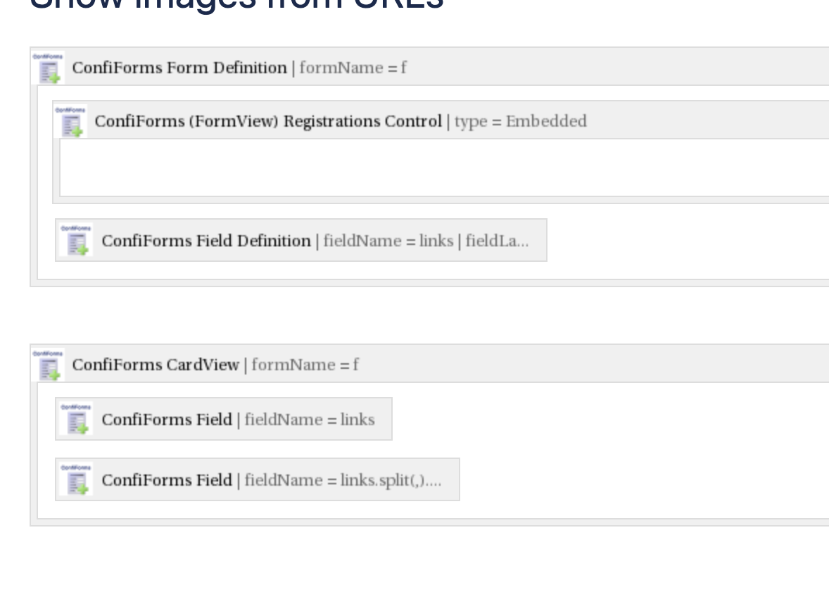 Solved: Confiforms: Adding image link to display image fro...