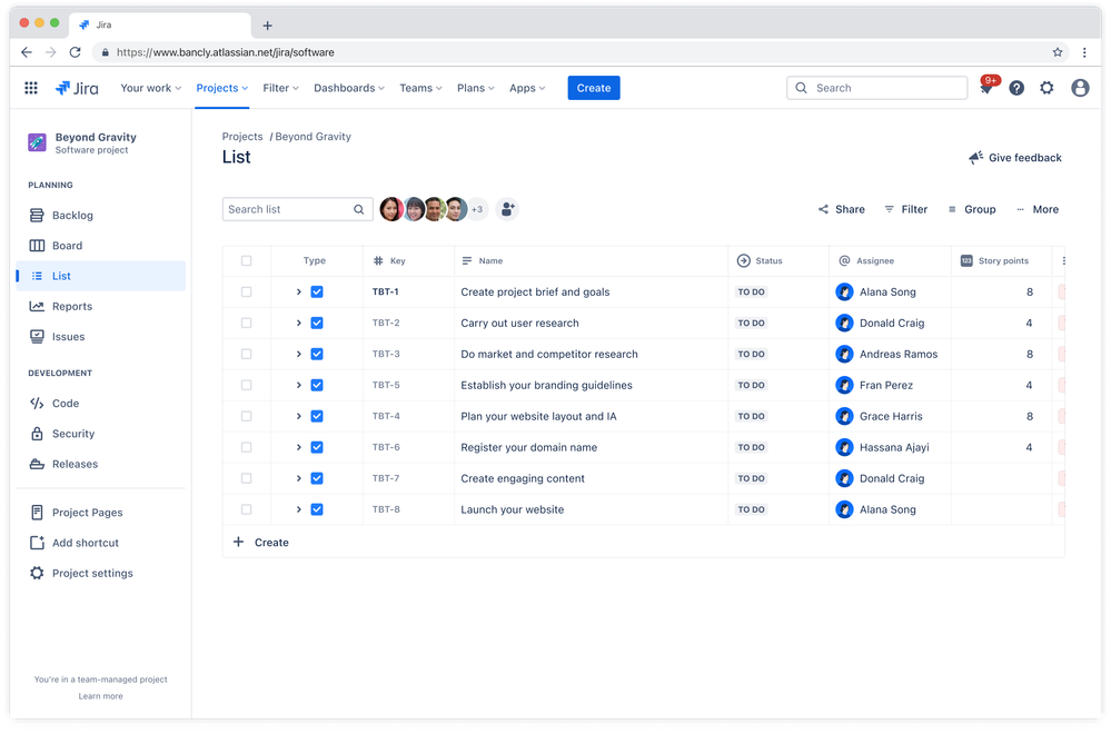 List view in jira software.png