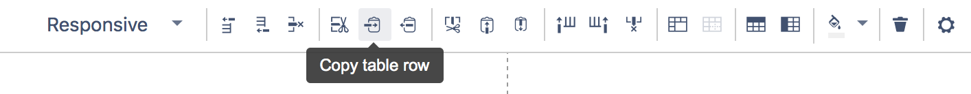 Copy/Paste Table or Row in Editor?