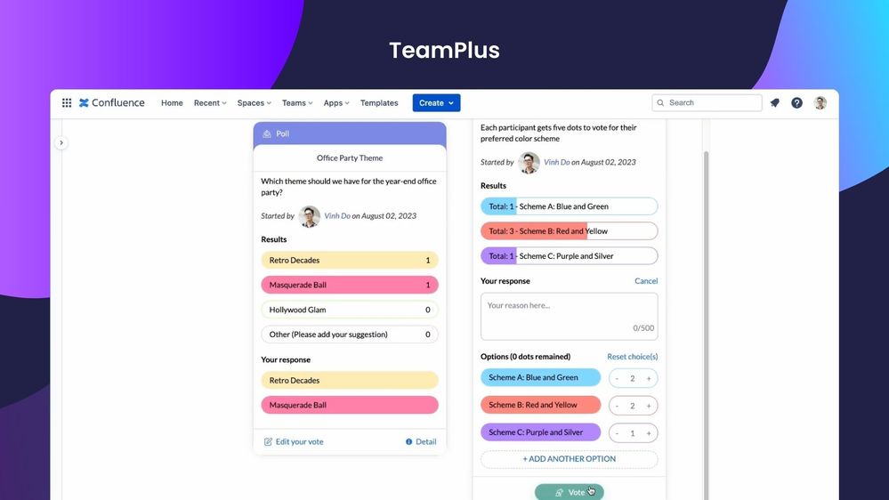 TeamPlus - Polls, Votes, Surveys & Community Network for Confluence.jpg