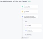Rule to update the Epic work log from a Story update.jpg