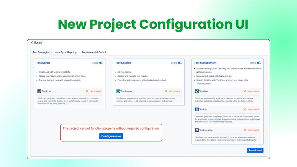 2. New Project Configuration UI.jpg