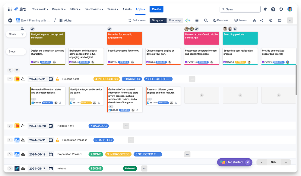 Manage swimlanes release sprints.png
