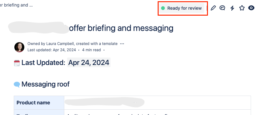 Confluence page statuses.png