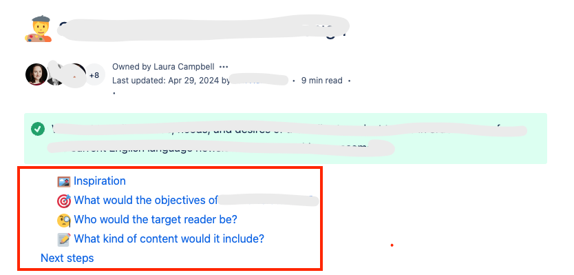 Confluence table of contents.png