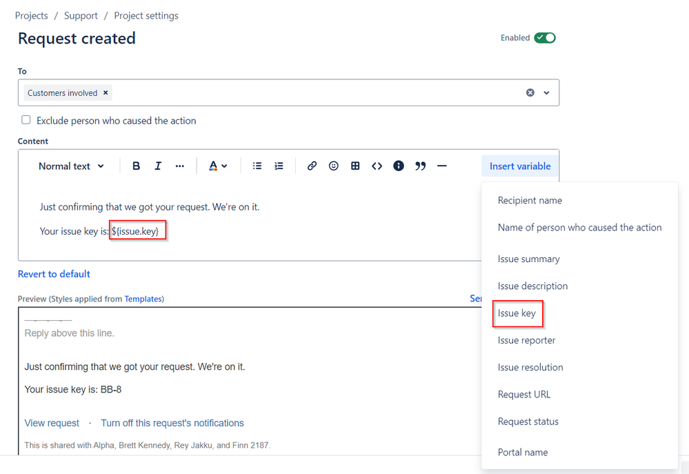 customer notification - request created.png