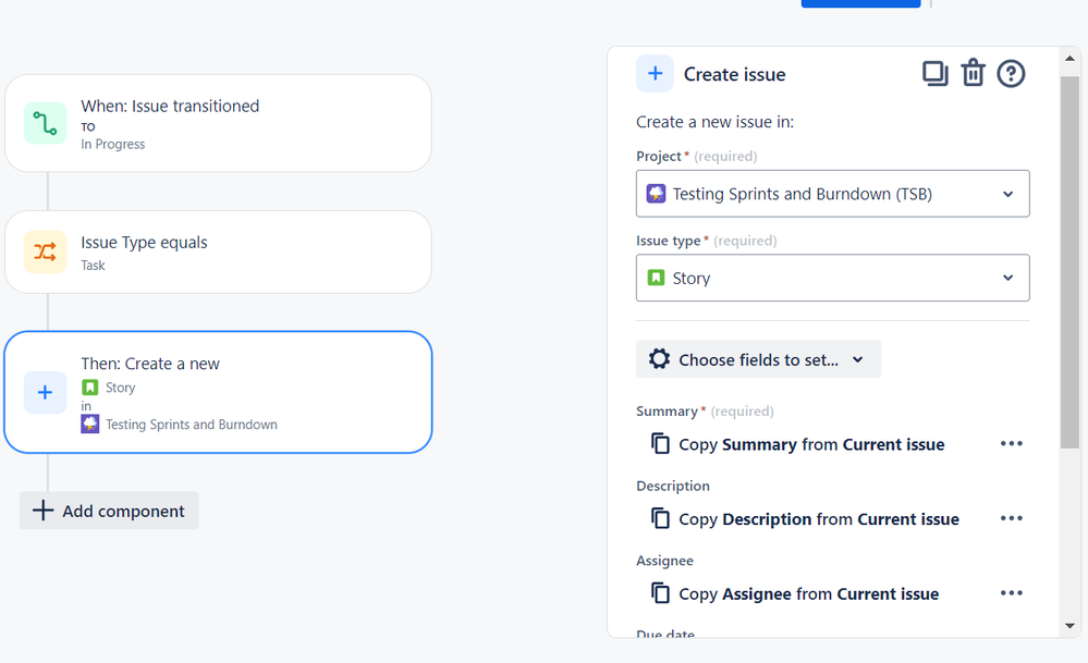 Automation - Copy fields to create issue.png