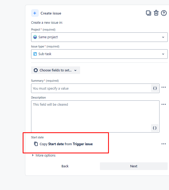 How To Use The Trigger Target Start End Date In Ji