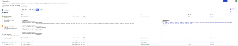 Rule execution after updating log action.PNG