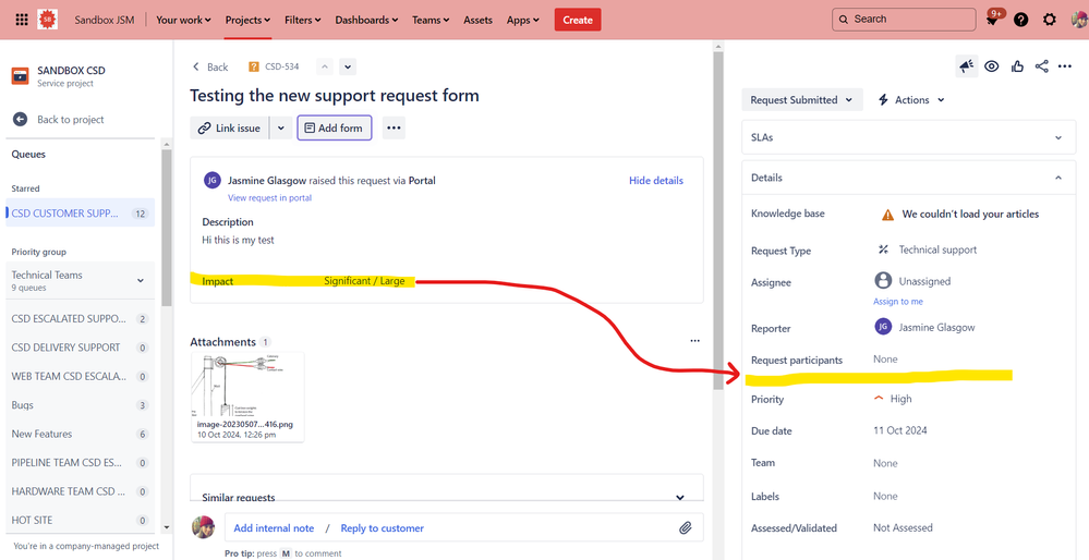 move request field to context area in issue view .png