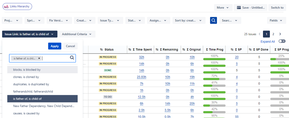 Links Hierarchy - Filter Links.PNG