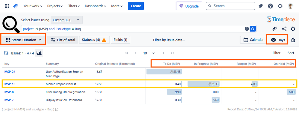 Status Duration Report Original Estimate.png