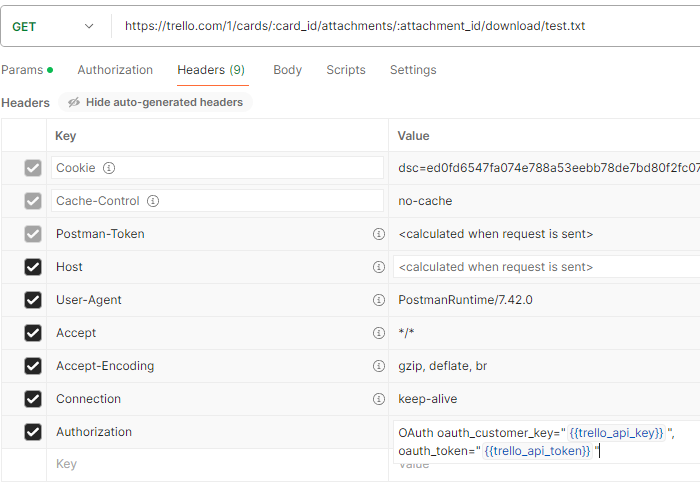 Trouble Authorizing API Request to Download Attach...