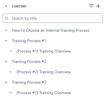 Contents of the Training Process and Tools Template for Confluence Cloud.png