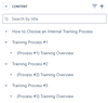Contents of the Training Process and Tools Template for Confluence Cloud.png