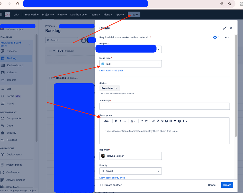 1st User Issue View.png