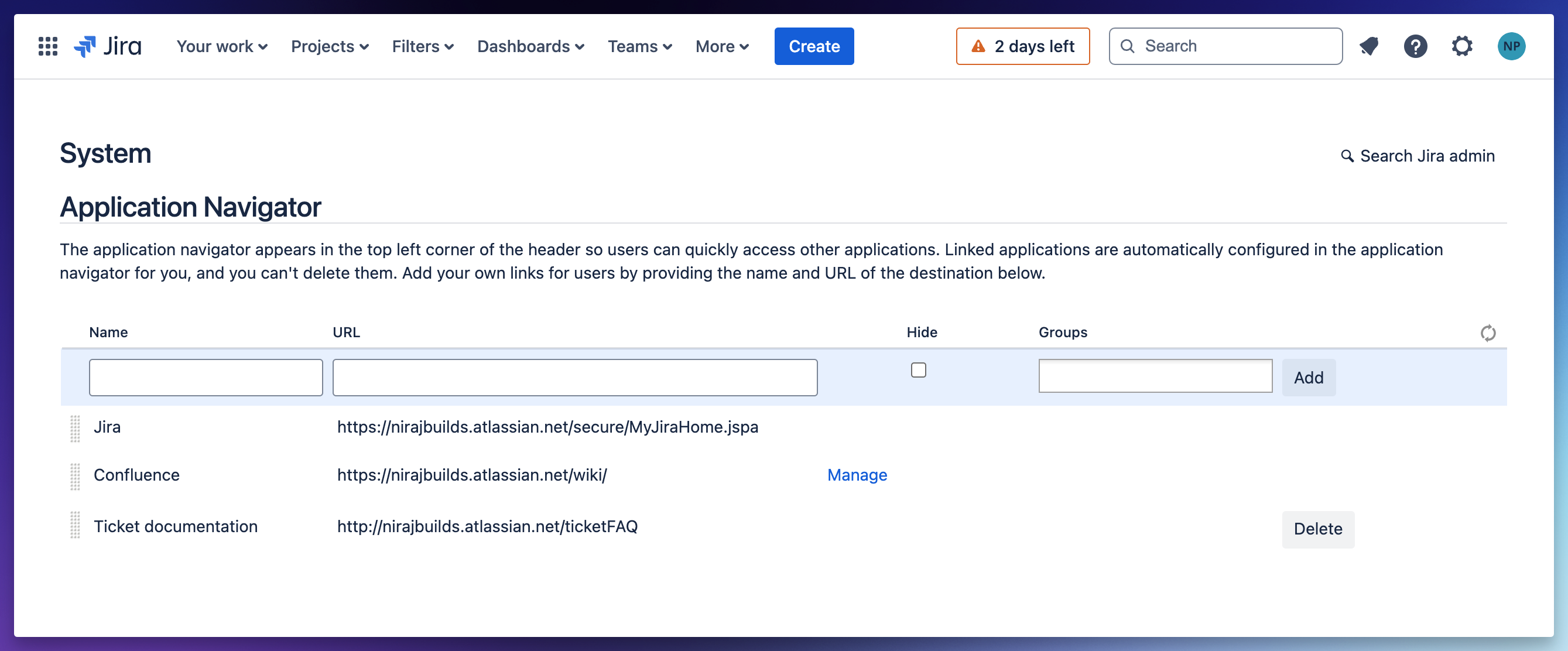 Paid research opportunity - Custom links in the Ap... - Atlassian Community