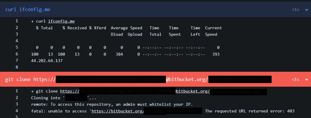 Solved: Bitbucket pipelines failing with Unable to access ...