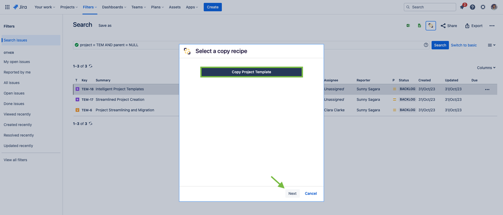 Elements Copy & Sync - Create a project template .png