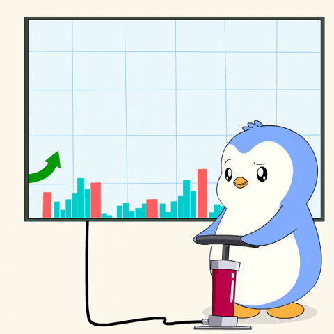 Pump It Crypto GIF by Pudgy Penguins.gif