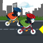 Compete Tour De France GIF by Pudgy Penguins.gif