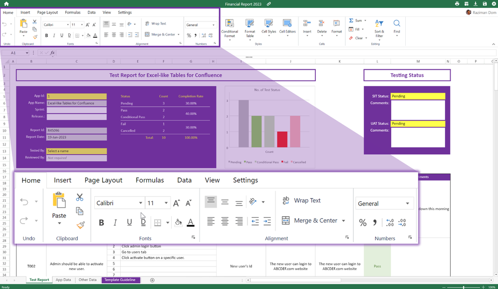 Use Excel-like Tables for Confluence to create reports.png