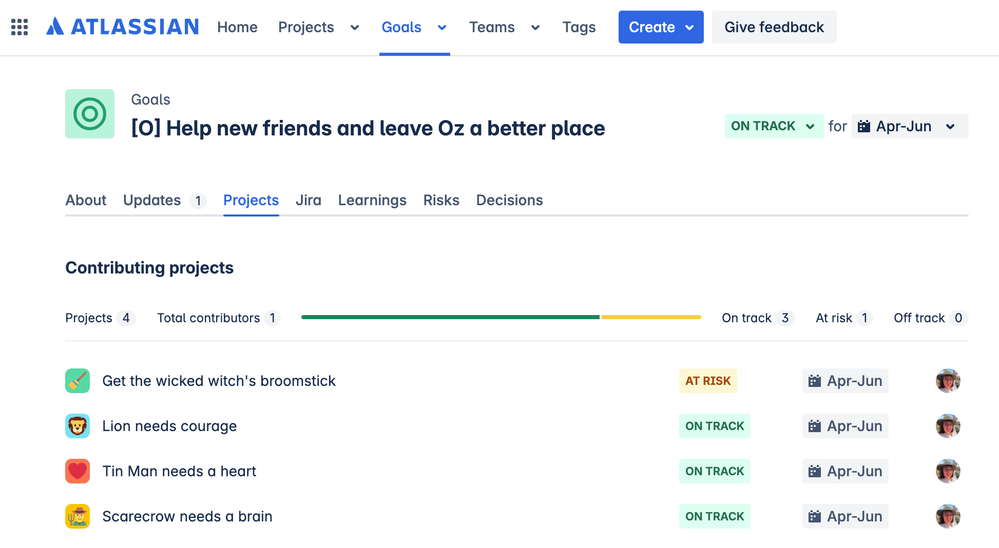 Dorothys projects.png