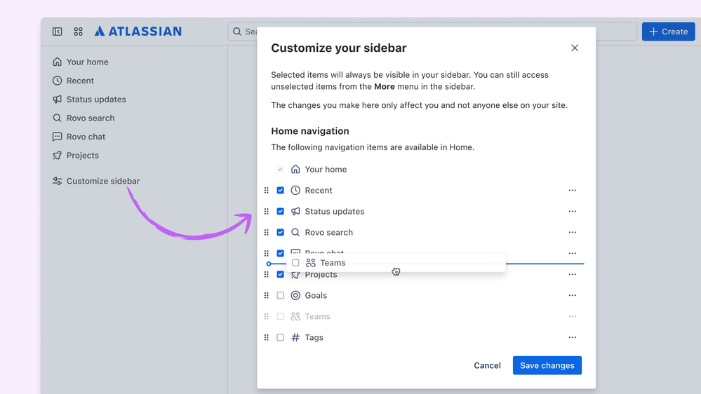 AH feature - Customise sidebar.png