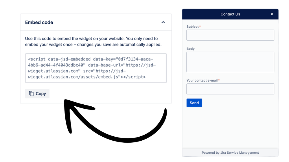Copying JSM Widget Code.png
