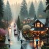 DALL·E 2025-04-07 08.25.28 - A rainy spring day in the Pacific Northwest of the United States..png