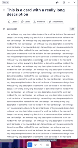 Arc - This is a card with a really long description on Alex's To Do Board _ Trello - 21 April 2025.gif