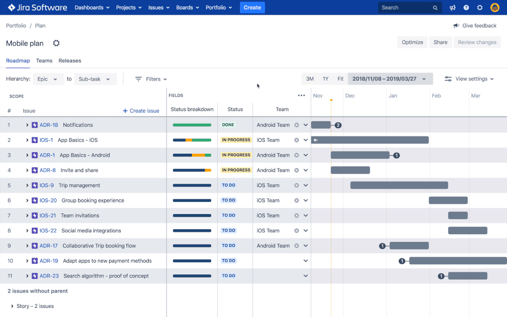 portfolio-for-jira-color-by-status.gif