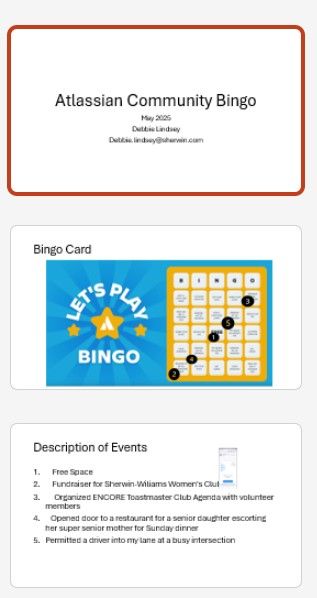 Atlassian Community Bingo-Debbie Lindsey 5-6-25.jpg