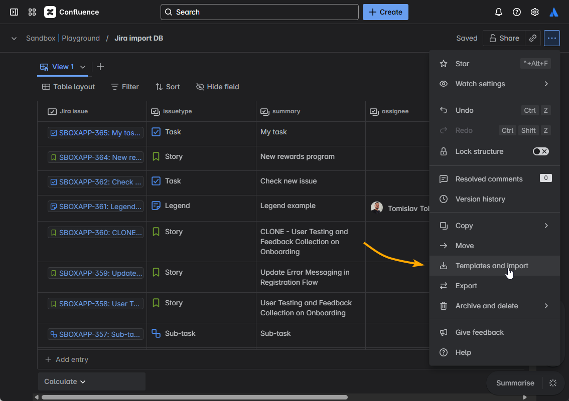 Solved: Confluence Database of Jira Issues versus Issue Qu...