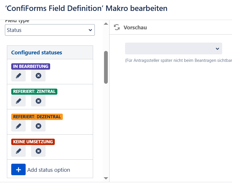 Solved: Confiforms: How to set a default status for newly ...