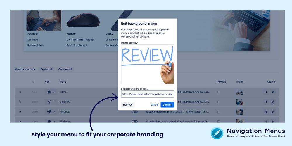 Changing the background image for a menu item.jpg