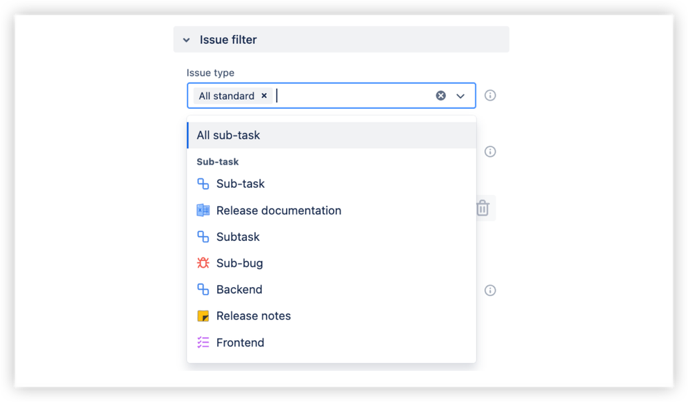 5. Fine-tuned Issue type filtering.png