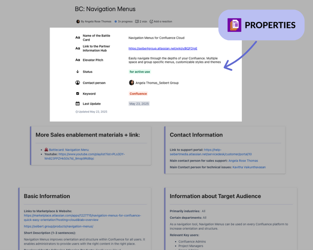 Properties fields for marketing battlecards in Confluence.png