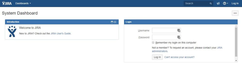 Jira login empty.JPG