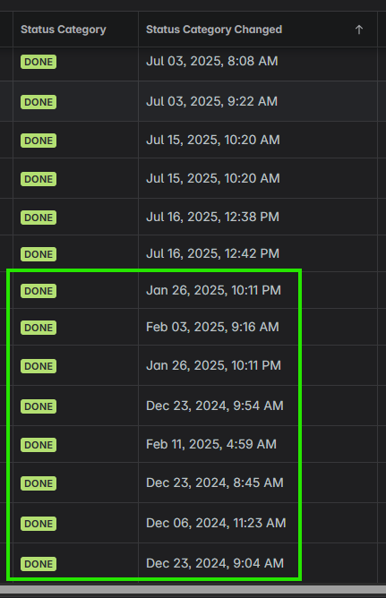 statusCategoryChangedDate sort ascending screenshot.png