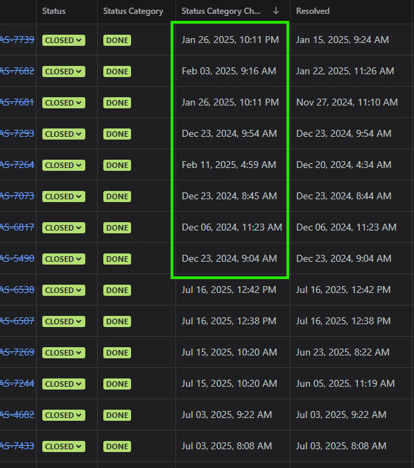 Jira filter sort by Status Category date.png