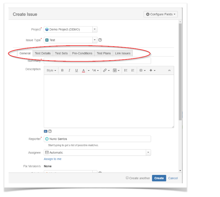 no test step in xray jira display section.png