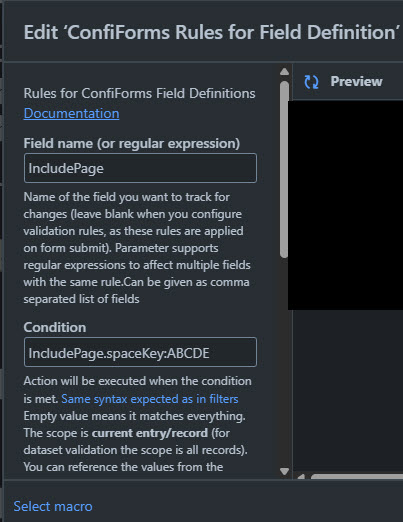 Solved: ConfiForms Field Definition page/blog limiting sea...