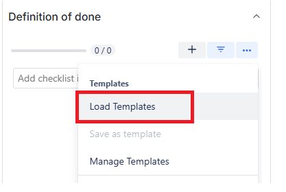 DOD checklist Load template.png